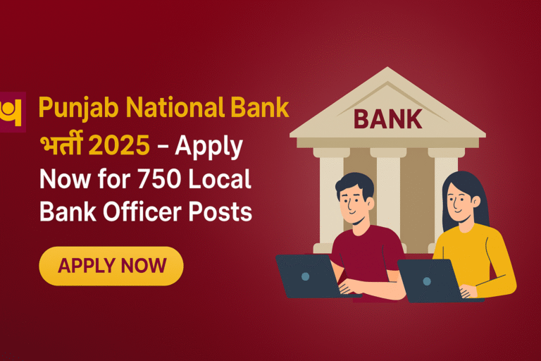 Pnb Recruitment Local Bank Officer 750 post Apply now