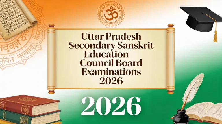 Uttar Pradesh Secondary Sanskrit Education Council Board Examinations 2026